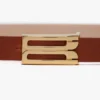 Micro Dorian-riem van bruin leer Micro Dorian-riem van bruin leer