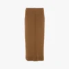 Midi-rok met knopen in camel Midi-rok met knopen in camel