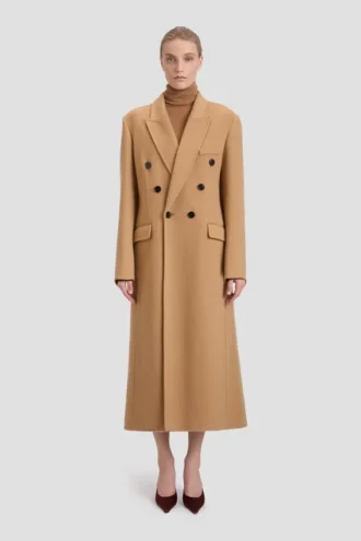 Overjas in camel