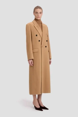 Overjas in camel