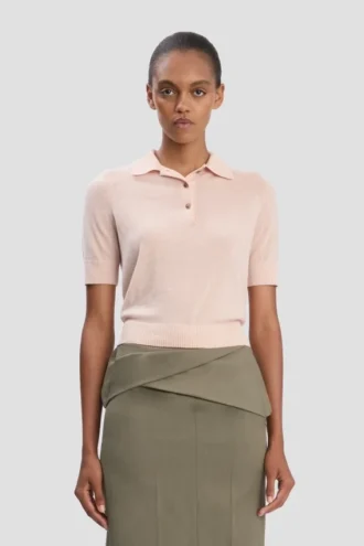 Poloshirt in lichtroze