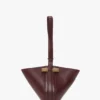 Portofino dia-clutch in bordeauxrood leer