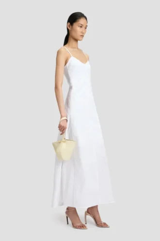 Portofino Dia-clutch in ivoorkleurig leer