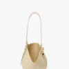 Portofino Dia-clutch in ivoorkleurig leer