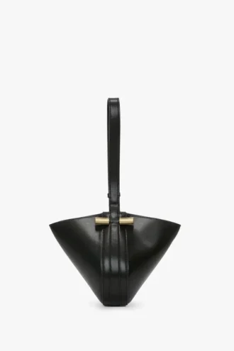 Portofino Dia-clutch in zwart leer