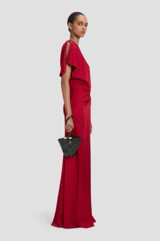 Portofino Dia-clutch in zwart leer