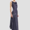 Posy midi-jurk in eclipse