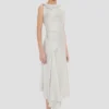 Posy midi-jurk in magnesium Posy midi-jurk in magnesium