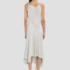 Posy midi-jurk in magnesium Posy midi-jurk in magnesium