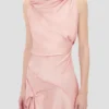 Posy midi-jurk in oudroze