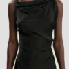 Posy midi-jurk in zwart Posy midi-jurk in zwart