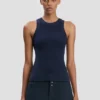 Rib-tanktop in marineblauw Rib-tanktop in marineblauw