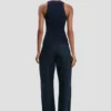 Rib-tanktop in marineblauw Rib-tanktop in marineblauw