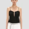 Rouleaux cami-top in zwart Rouleaux cami-top in zwart