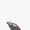 Sloane mule 45 in zwart mesh