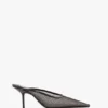 Sloane stiletto mule 75 in zwart mesh