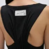 Split tanktop in zwart
