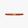 Standaard Dorian-riem van glad bruin leer Standaard Dorian-riem van glad bruin leer