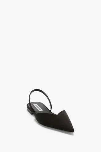 the victoria angle halter back flat in zwart satijn 2 330x495 - The Victoria Angle Halter Back Flat in zwart satijn