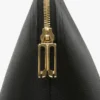 The Victoria Large Travel Pouch in zwart leer