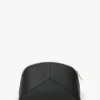 The Victoria Large Travel Pouch in zwart leer