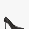 The Victoria stiletto pump 100 in zwart leer