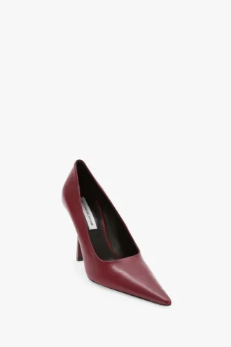 The Victoria stiletto-pumps 100 in bordeauxrood leer