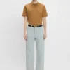 The Victoria T-shirt in tarwekleur