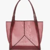 The Victoria-tasse large in bordeauxrood mesh