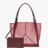 The Victoria-tasse large in bordeauxrood mesh