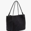 The Victoria tote large in marineblauw suède