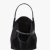 The Victoria tote large in marineblauw suède