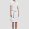 Top met polokraag in wit Top met polokraag in wit