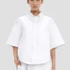 Trapeze-shirt in optisch wit Trapeze-shirt in optisch wit