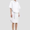 Trapeze-shirt in optisch wit Trapeze-shirt in optisch wit