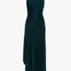 Twist-jurk in donkerblauwgroen Twist-jurk in donkerblauwgroen