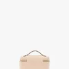 Vanity crossbody in lichtroze leer Vanity crossbody in lichtroze leer