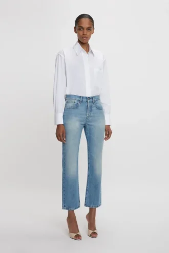 Victoria-jeans in lichtblauw