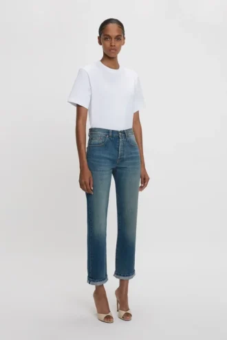 Victoria-jeans in middenblauw