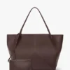 Victoria Travel Tote Bag in bordeauxrood leer