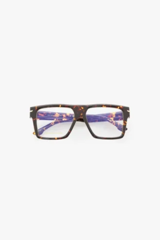 Voorgevormd frame met platte bovenkant in havana Voorgevormd frame met platte bovenkant in havana