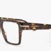 Voorgevormd frame met platte bovenkant in havana