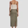 Wrap-rok in saliemelange Wrap-rok in saliemelange