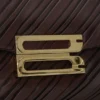 Zachte Dorian-tas van bordeauxrood geplooid leer Zachte Dorian-tas van bordeauxrood geplooid leer