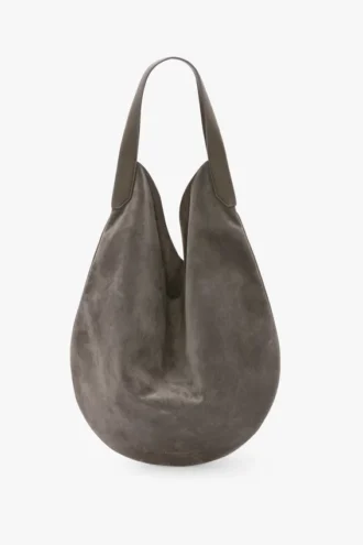 Zachte plia hobo-tassen in pebble grey Zachte plia hobo-tassen in pebble grey