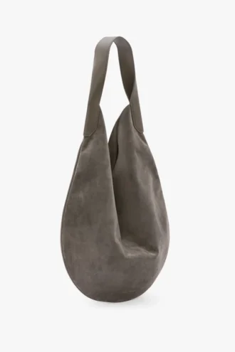 Zachte plia hobo-tassen in pebble grey Zachte plia hobo-tassen in pebble grey
