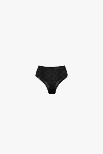 Zwarte kanten slip
